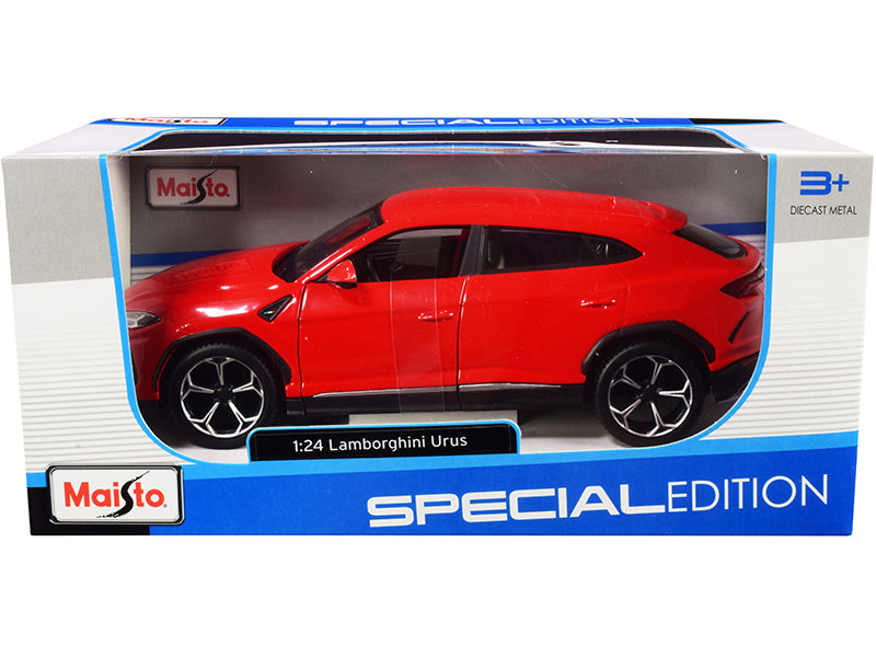 Lamborghini Urus Red "Special Edition" Series 1/24 Diecast Model Car by Maisto-DiecastModeler.com