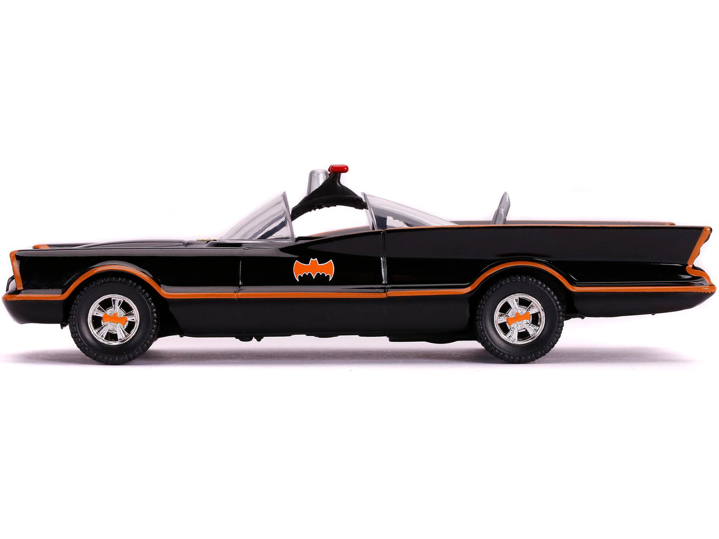 1966 Batmobile with Diecast Batman Figurine "Batman" (1966-1968) Classic TV Series "DC Comics" "Hollywood Rides" Series 1/32 Diecast Model Car by Jada