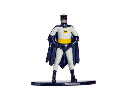 1966 Batmobile with Diecast Batman Figurine "Batman" (1966-1968) Classic TV Series "DC Comics" "Hollywood Rides" Series 1/32 Diecast Model Car by Jada