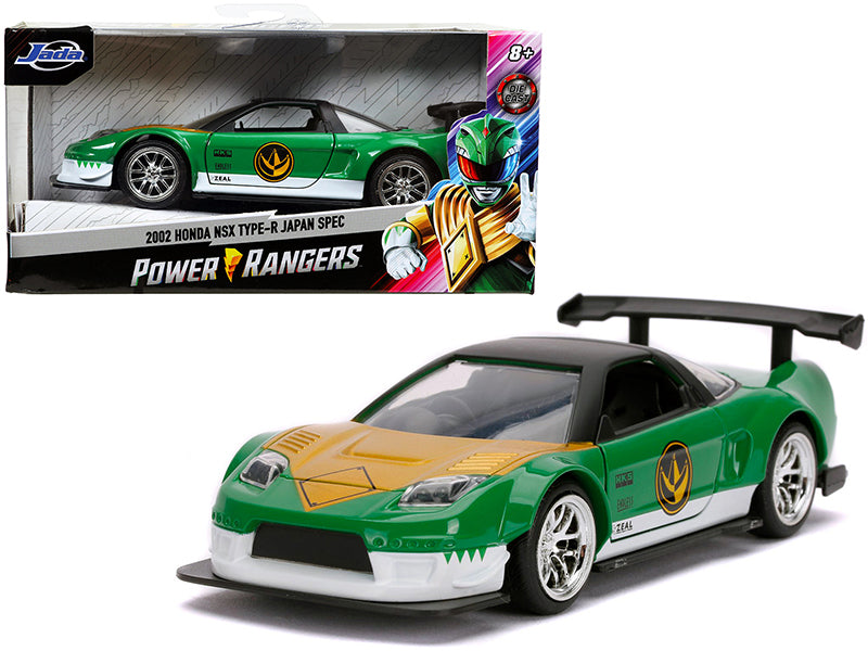 2002 Honda NSX Type-R Japan Spec Green Ranger "Power Rangers" 1/32 Diecast Model Car by Jada-DiecastModeler.com