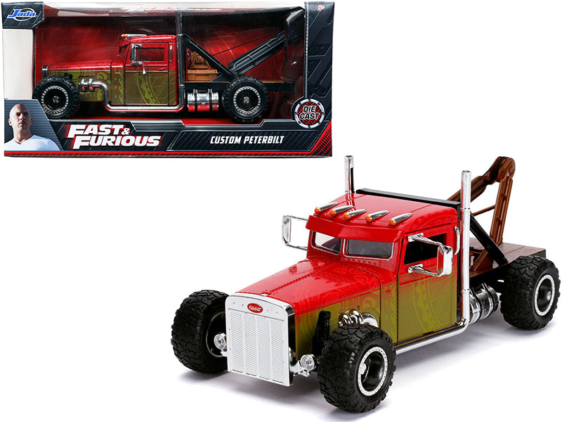 Custom Peterbilt Tow Truck "Fast & Furious" Series 1/24 Diecast Model by Jada-DiecastModeler.com
