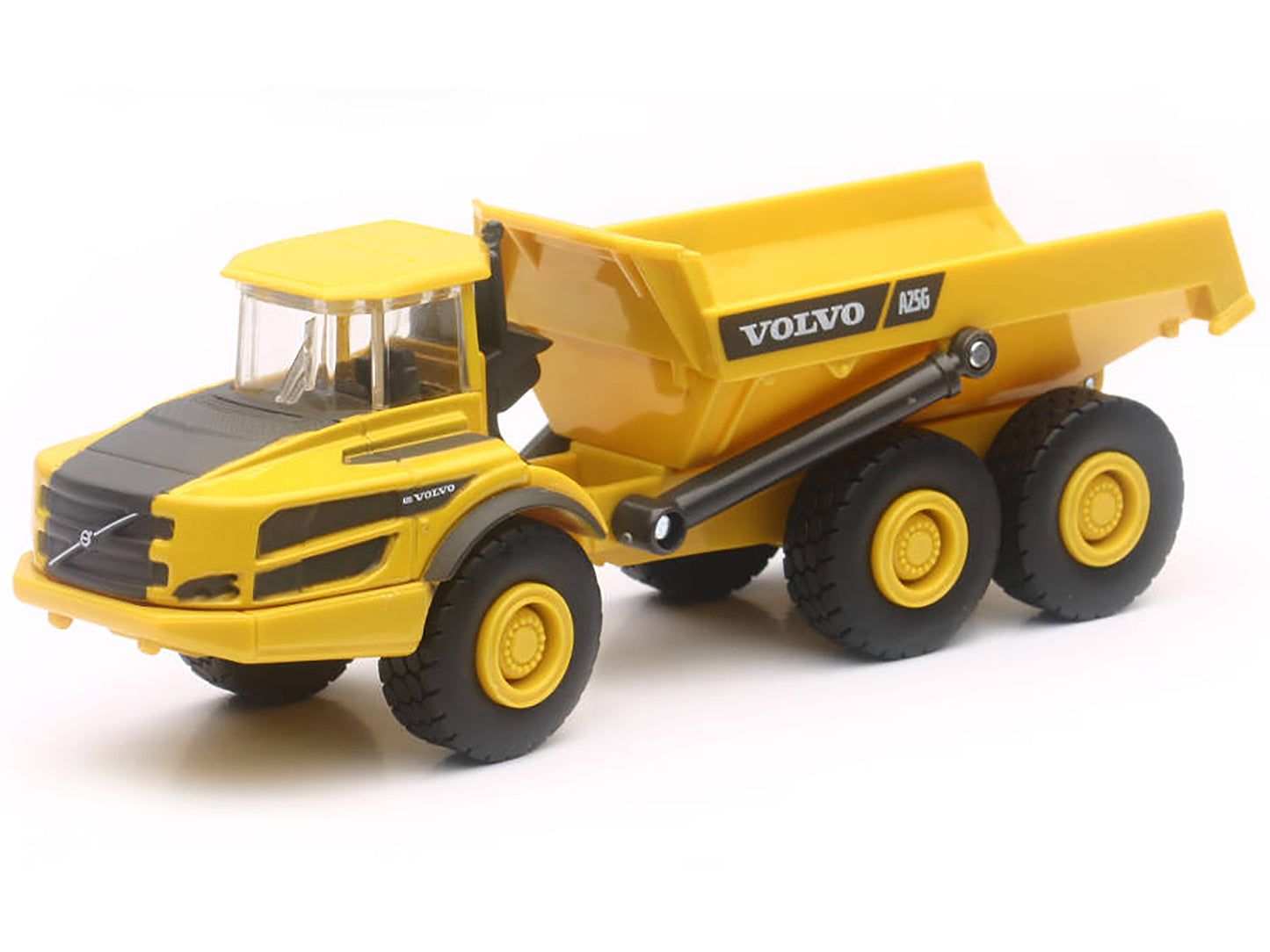 Volvo A25G Dump Truck Yellow Diecast Model by New Ray