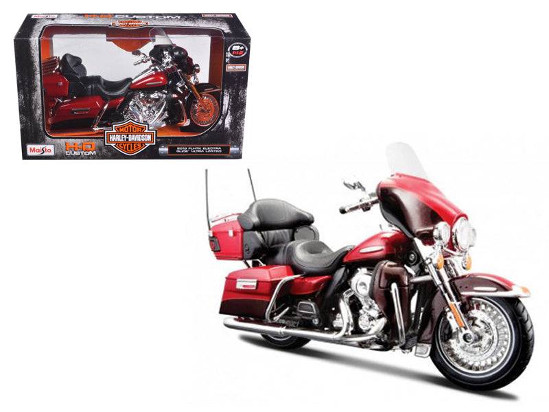2013 Harley Davidson FLHTK Electra Glide Ultra Limited Red Bike 1/12 Diecast Motorcycle Model by Maisto-DiecastModeler.com