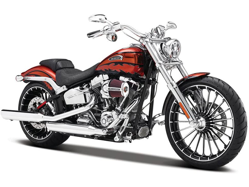 2014 Harley Davidson CVO Breakout Orange 1/12 Diecast Motorcycle Model by Maisto