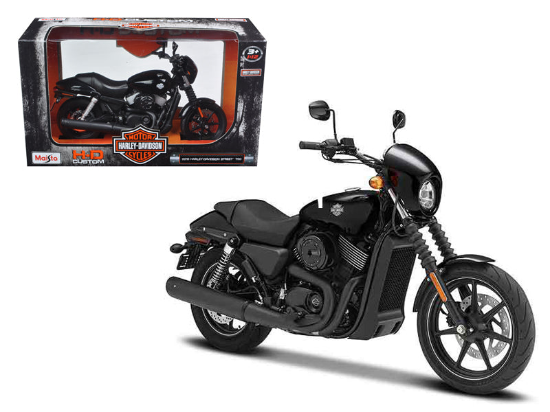 2015 Harley Davidson Street 750 Motorcycle Model 1/12 by Maisto-DiecastModeler.com