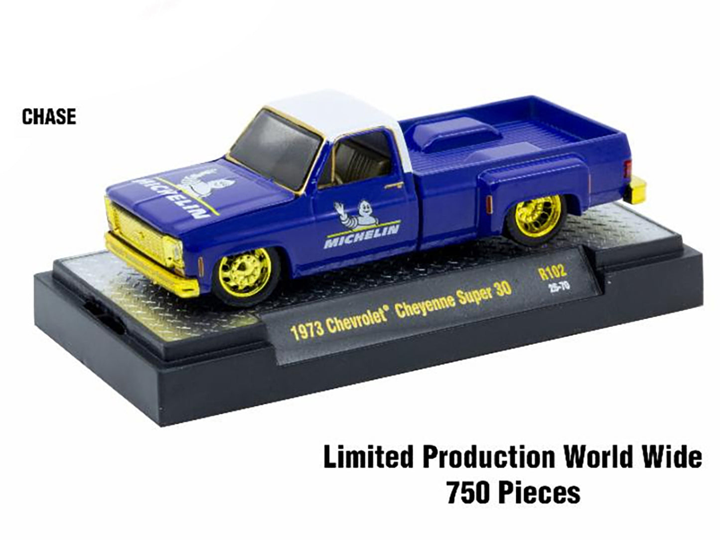 "Auto-Thentics" 6 piece Set Release 102 IN DISPLAY CASES Limited Edition 1/64 Diecast Model Cars by M2 Machines