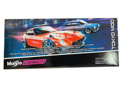 1973 Datsun 620 Pickup Truck Blue "Tokyo Mod" "Maisto Design" Series 1/24 Diecast Model Car by Maisto-DiecastModeler.com