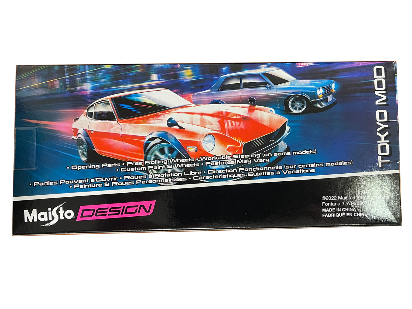 1973 Datsun 620 Pickup Truck Blue "Tokyo Mod" "Maisto Design" Series 1/24 Diecast Model Car by Maisto