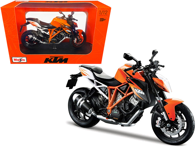KTM 1290 Super Duke R Orange 1/12 Diecast Motorcycle Model by Maisto-DiecastModeler.com