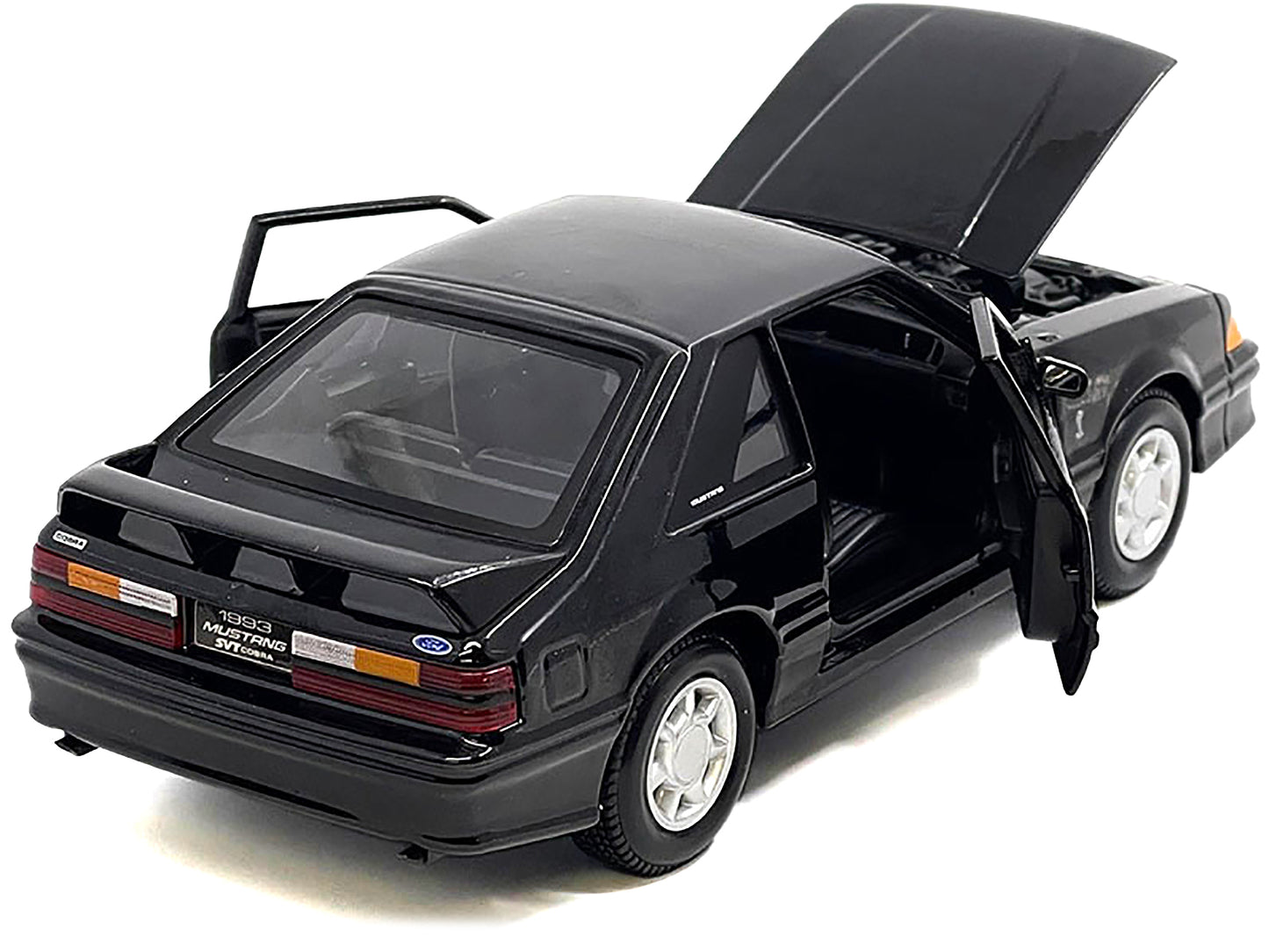 1993 Ford Mustang SVT Cobra Black "Special Edition" Series 1/24 Diecast Model Car by Maisto
