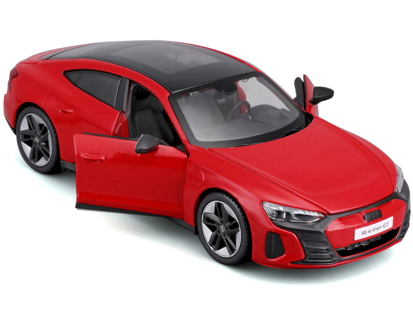 2022 Audi RS e-Tron GT Red with Black Top and Sunroof "Special Edition" Series 1/25 Diecast Model Car by Maisto-DiecastModeler.com