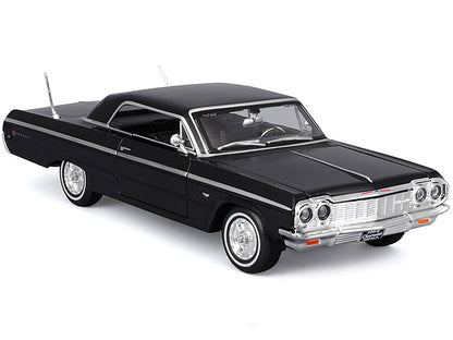 1964 Chevrolet Impala SS Black "Special Edition" Series 1/26 Diecast Model Car by Maisto-DiecastModeler.com