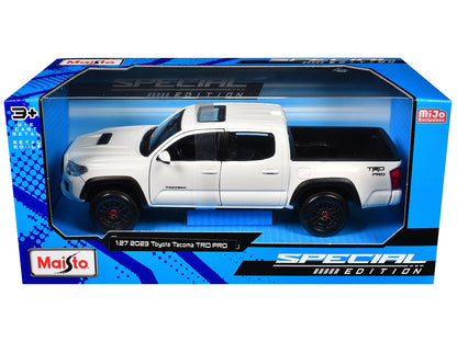2023 Toyota Tacoma TRD PRO Pickup Truck White with Sunroof "Special Edition" Series 1/27 Diecast Model Car by Maisto