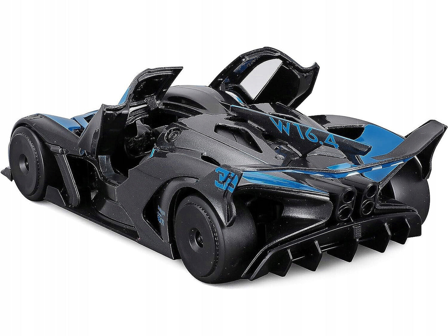 Bugatti Bolide Blue and Black Metallic "Special Edition" Series 1/24 Diecast Model Car by Maisto-DiecastModeler.com