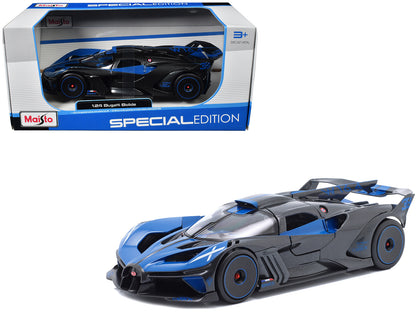 Bugatti Bolide Blue and Black Metallic "Special Edition" Series 1/24 Diecast Model Car by Maisto-DiecastModeler.com