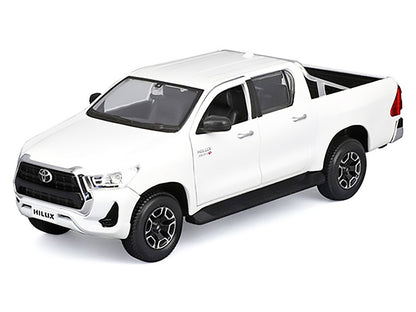 Toyota Hilux Pickup Truck White "Special Edition" Series 1/27 Diecast Model Car by Maisto