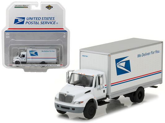 2013 International Durastar Box Truck "United States Postal Service" (USPS) "H.D. Trucks" Series 9 1/64 Diecast Model by Greenlight-DiecastModeler.com