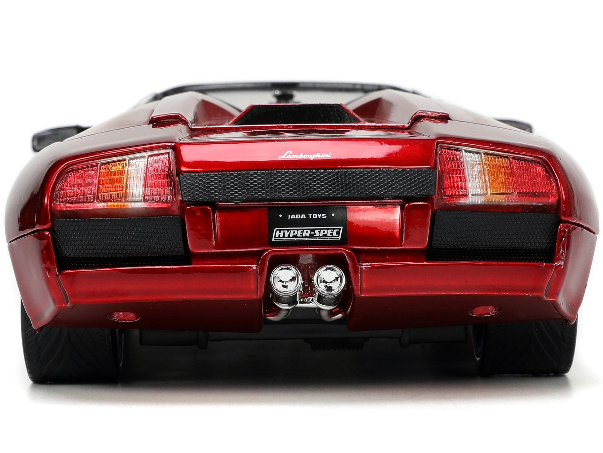 Lamborghini Murcielago Roadster Red Metallic "Hyper-Spec" Series 1/24 Diecast Model Car by Jada-DiecastModeler.com