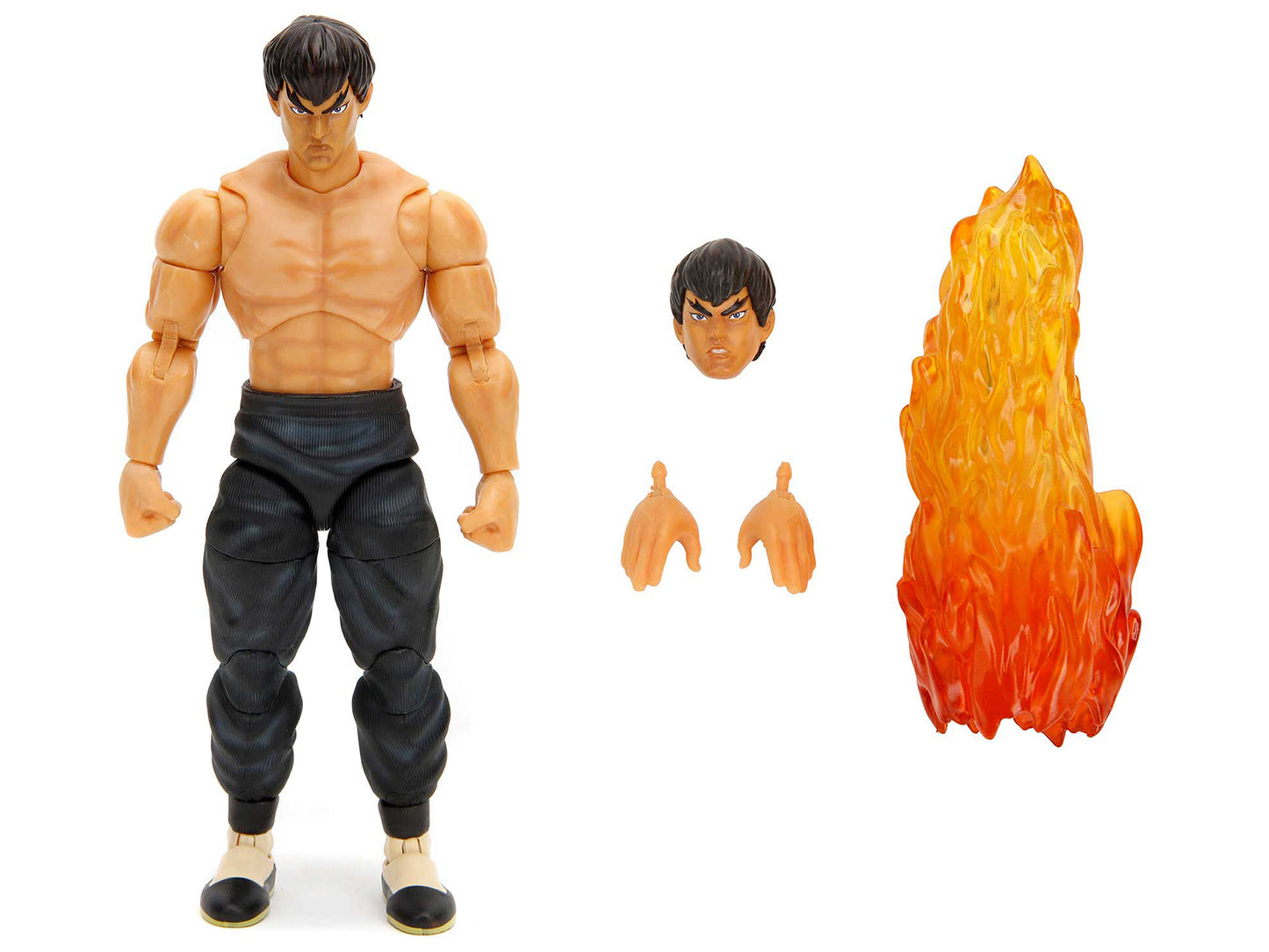 Fei Long 6" Moveable Figure with Accessories and Alternate Head and Hands "Ultra Street Fighter II: The Final Challengers" (2017) Video Game model by Jada-DiecastModeler.com