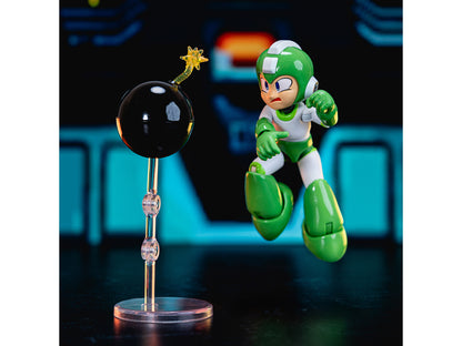 Hyper Bomb 4.5" Moveable Figure with Accessories and Alternate Head and Hands "Mega Man" (1987) Video Game Model by Jada-DiecastModeler.com
