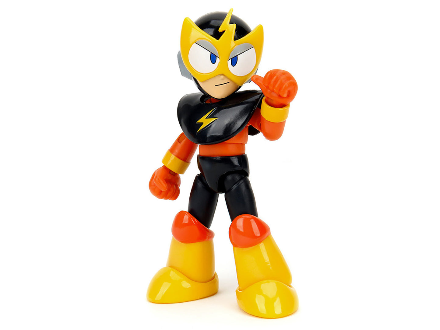 Elec Man 4.5" Moveable Figure with Accessories and Alternate Head and Hands "Mega Man" (1987) Video Game Model by Jada-DiecastModeler.com