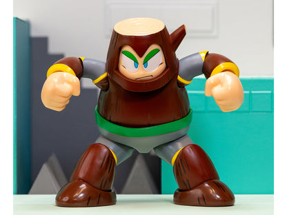Wood Man 5" Moveable Figure (Deluxe Version) with Accessories and Alternate Head and Hands "Mega Man" (1987) Video Game Model by Jada-DiecastModeler.com