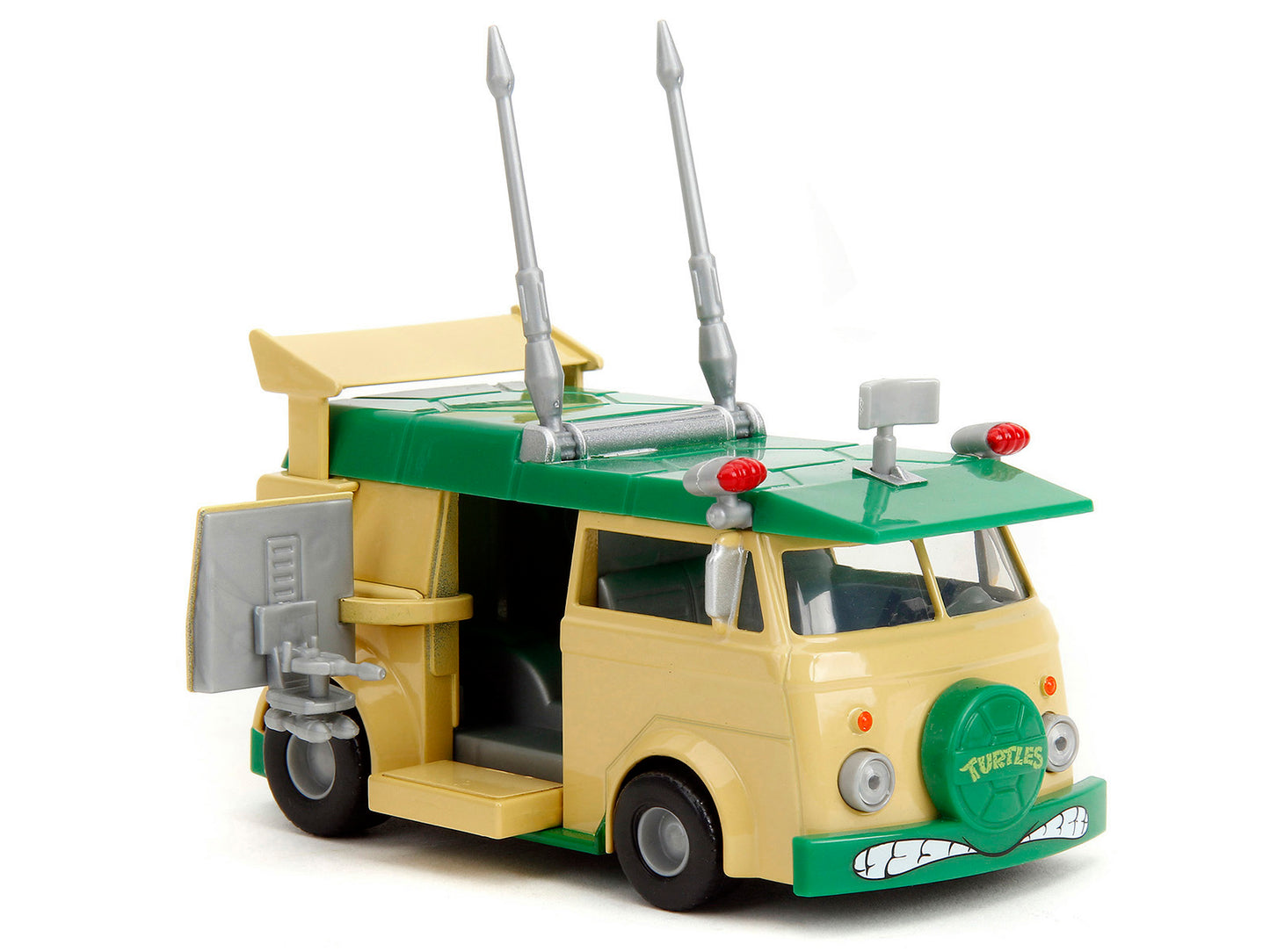 Party Wagon Green and Beige "Teenage Mutant Ninja Turtles" "Hollywood Rides" Series Diecast Model Car by Jada-DiecastModeler.com