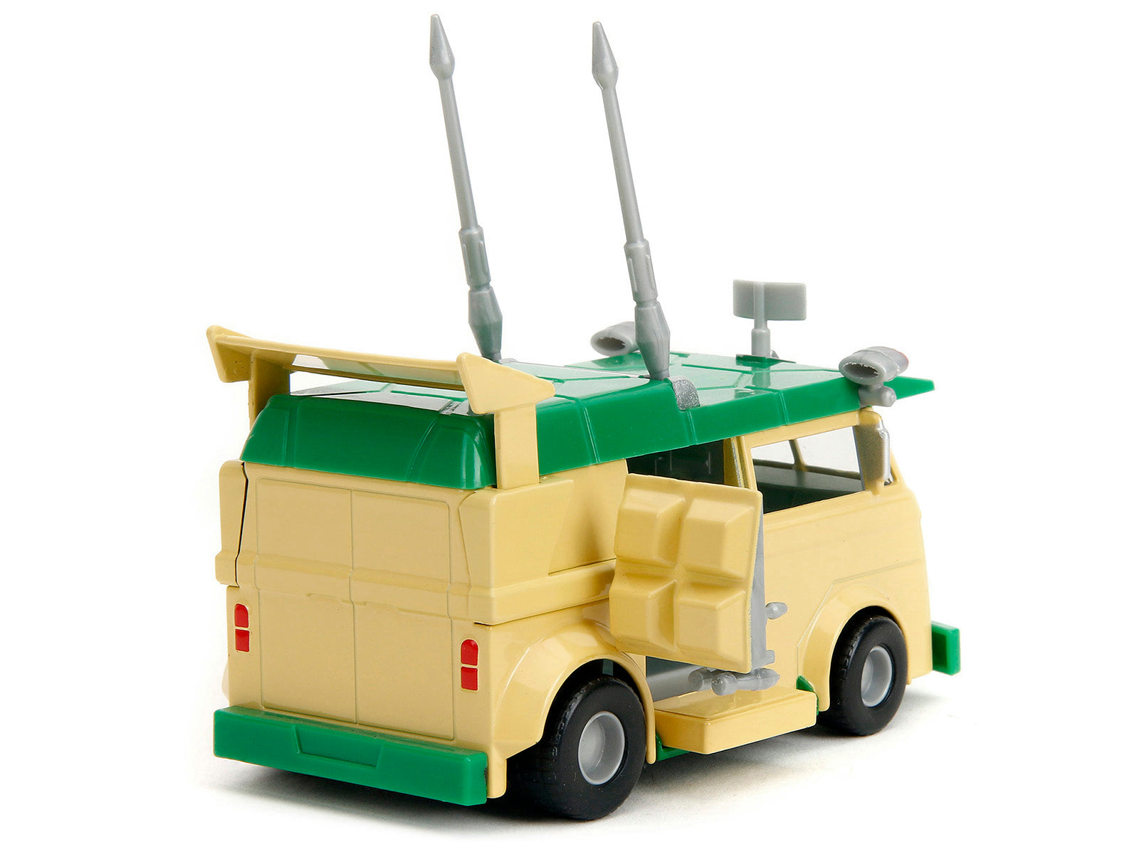 Party Wagon Green and Beige "Teenage Mutant Ninja Turtles" "Hollywood Rides" Series Diecast Model Car by Jada-DiecastModeler.com