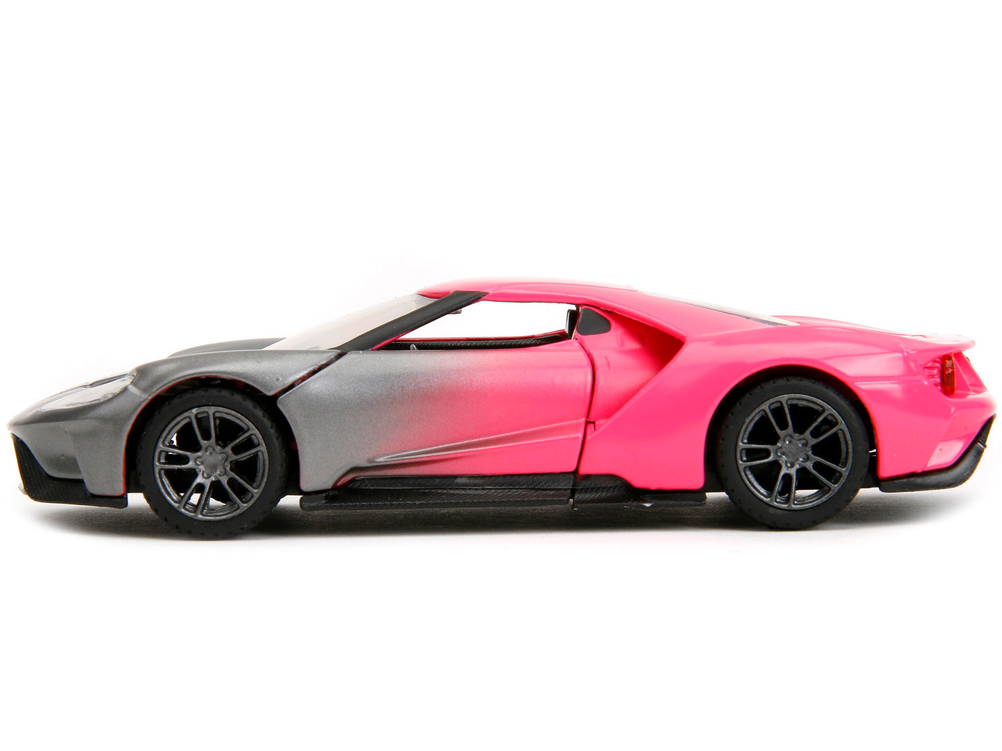 2017 Ford GT Gray Metallic and Pink Gradient "Pink Slips" Series 1/32 Diecast Model Car by Jada-DiecastModeler.com