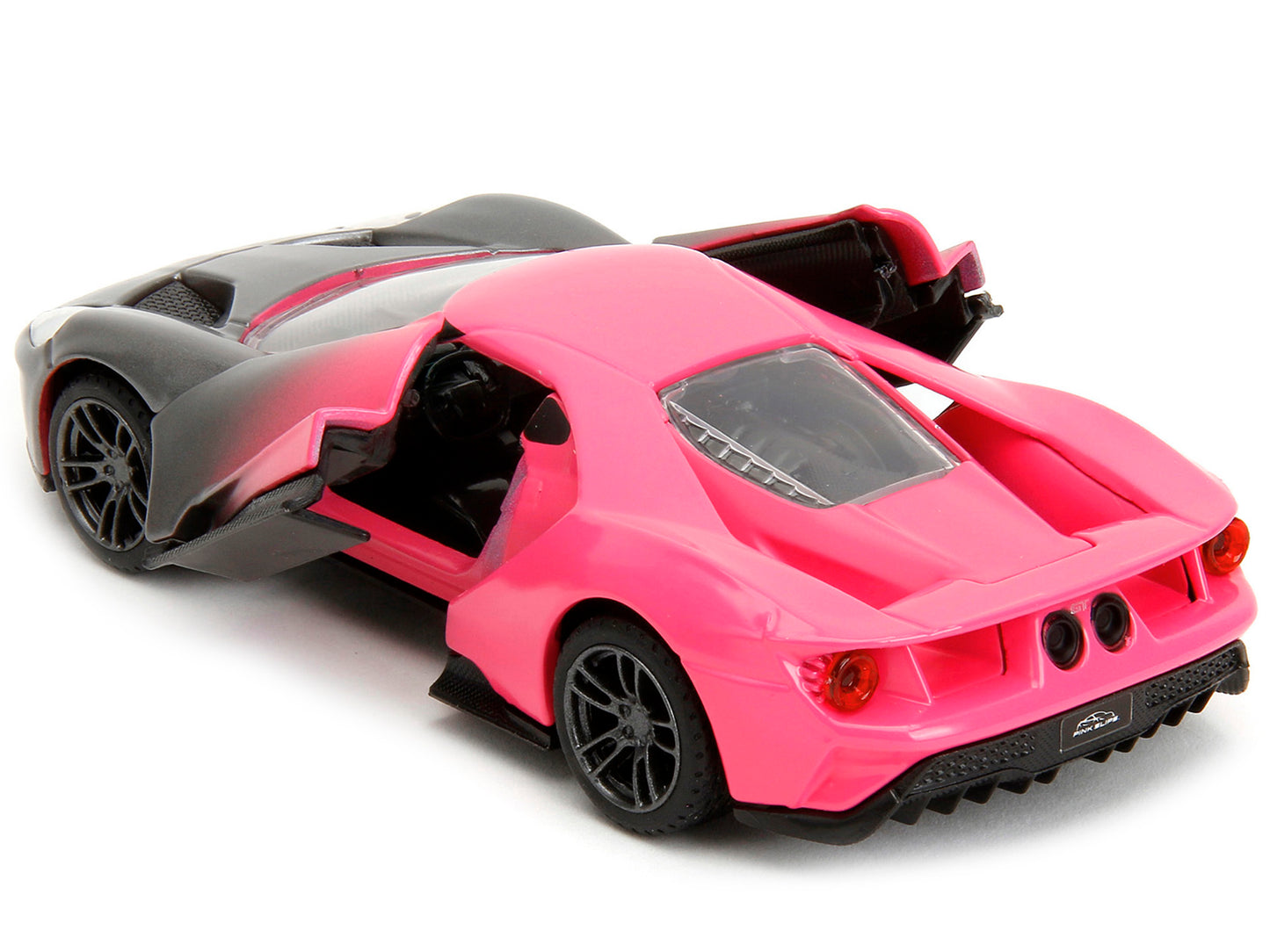 2017 Ford GT Gray Metallic and Pink Gradient "Pink Slips" Series 1/32 Diecast Model Car by Jada-DiecastModeler.com