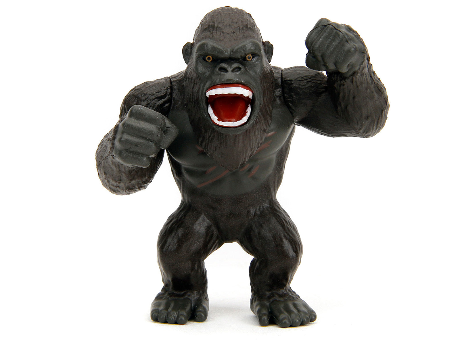 Set of 4 Diecast Figures "Godzilla x Kong: The New Empire" (2024) Movie "Metalfigs" Series Diecast Models by Jada-DiecastModeler.com
