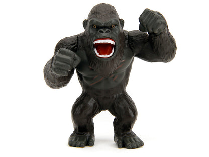 Set of 4 Diecast Figures "Godzilla x Kong: The New Empire" (2024) Movie "Metalfigs" Series Diecast Models by Jada-DiecastModeler.com