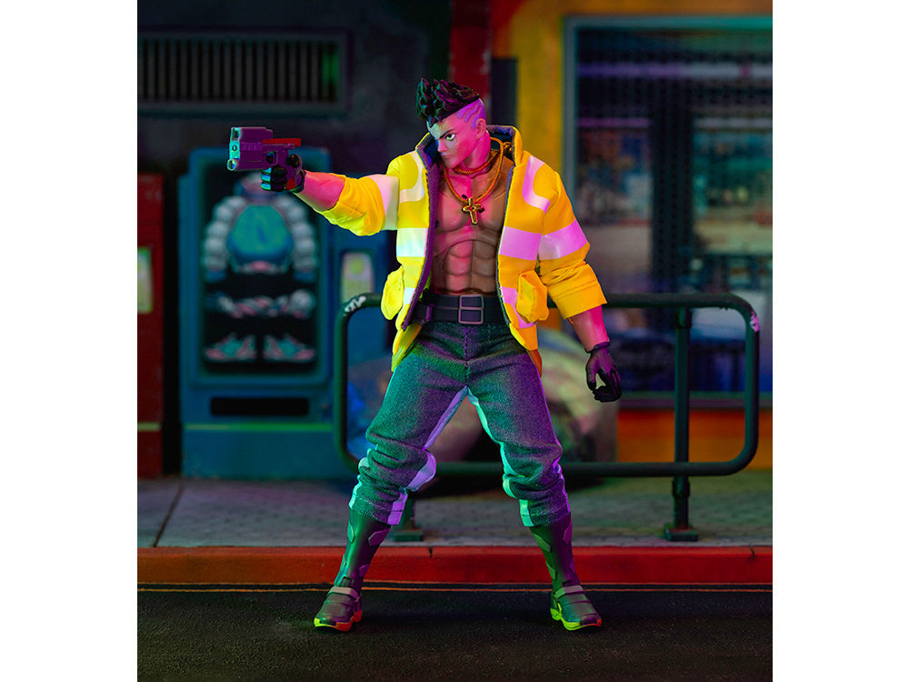 David Martinez 6" Moveable Figure with Accessories and Alternate Head and Hands "Cyberpunk: Edgerunners" (2022) TV Series Model by Jada