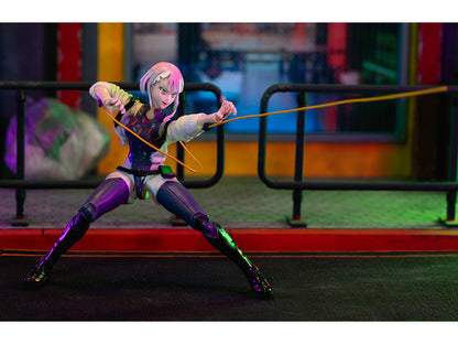 Lucy 6" Moveable Figure with Accessories and Alternate Head and Hands "Cyberpunk: Edgerunners" (2022) TV Series Model by Jada