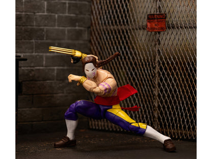 Vega 6" Moveable Figure with Alternate Head and Limbs "Ultra Street Fighter II: The Final Challengers" (2017) Video Game Model by Jada