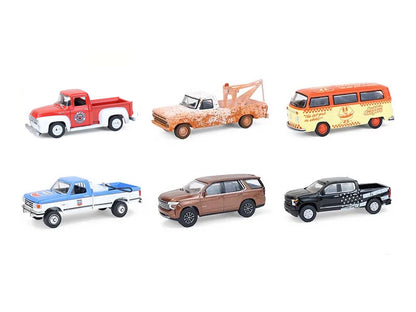 "Blue Collar Collection" Series 14 Set of 6 pieces 1/64 Diecast Model Cars by Greenlight