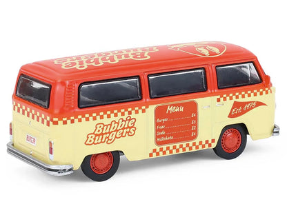 1975 Volkswagen Type 2 Van "Bubbie Burgers Food Truck" Orange and Cream "Blue Collar Collection" Series 14 1/64 Diecast Model Car by Greenlight
