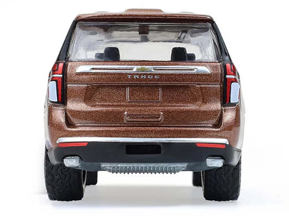 2022 Chevrolet Tahoe Auburn Metallic "Blue Collar Collection" Series 14 1/64 Diecast Model Car by Greenlight