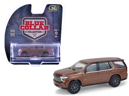 2022 Chevrolet Tahoe Auburn Metallic "Blue Collar Collection" Series 14 1/64 Diecast Model Car by Greenlight