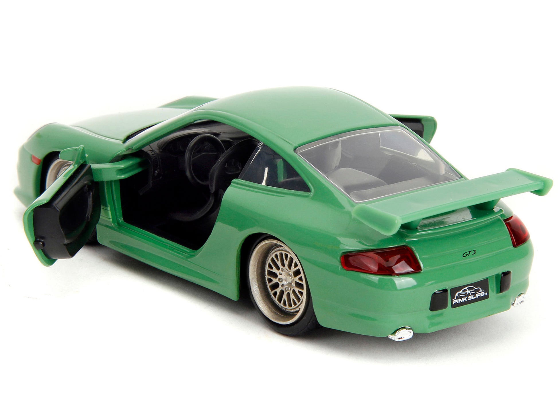 Porsche 911 GT3 (996) Green "Pink Slips" Series 1/32 Diecast Model Car by Jada-DiecastModeler.com