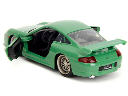 Porsche 911 GT3 (996) Green "Pink Slips" Series 1/32 Diecast Model Car by Jada-DiecastModeler.com