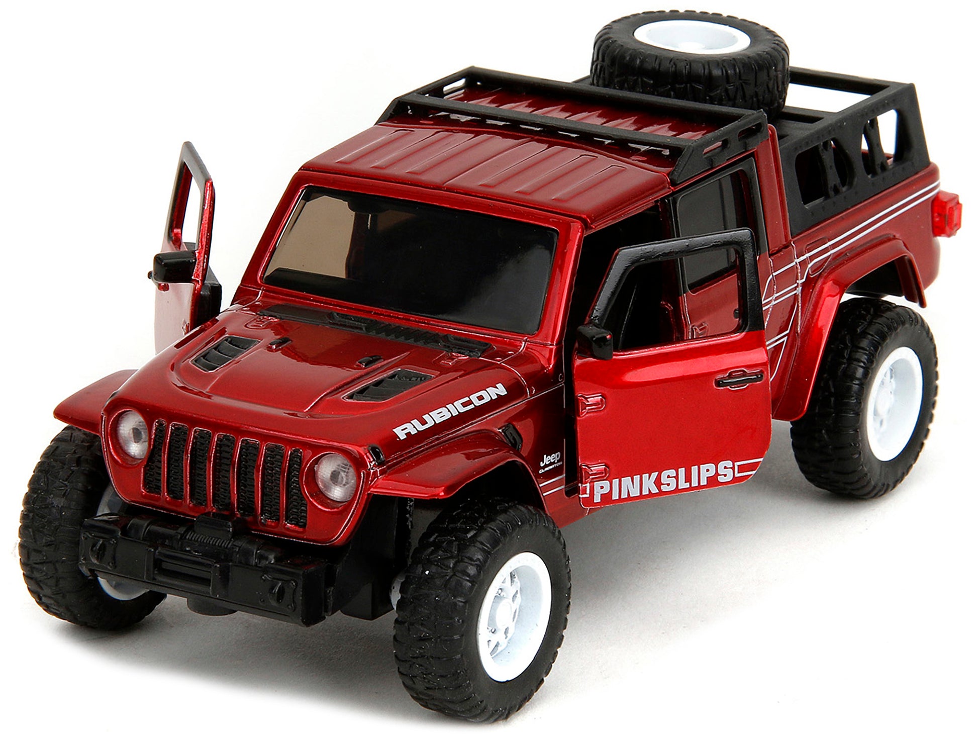 2020 Jeep Gladiator Pickup Truck Candy Red "Pink Slips" Series 1/32 Diecast Model Car by Jada-DiecastModeler.com