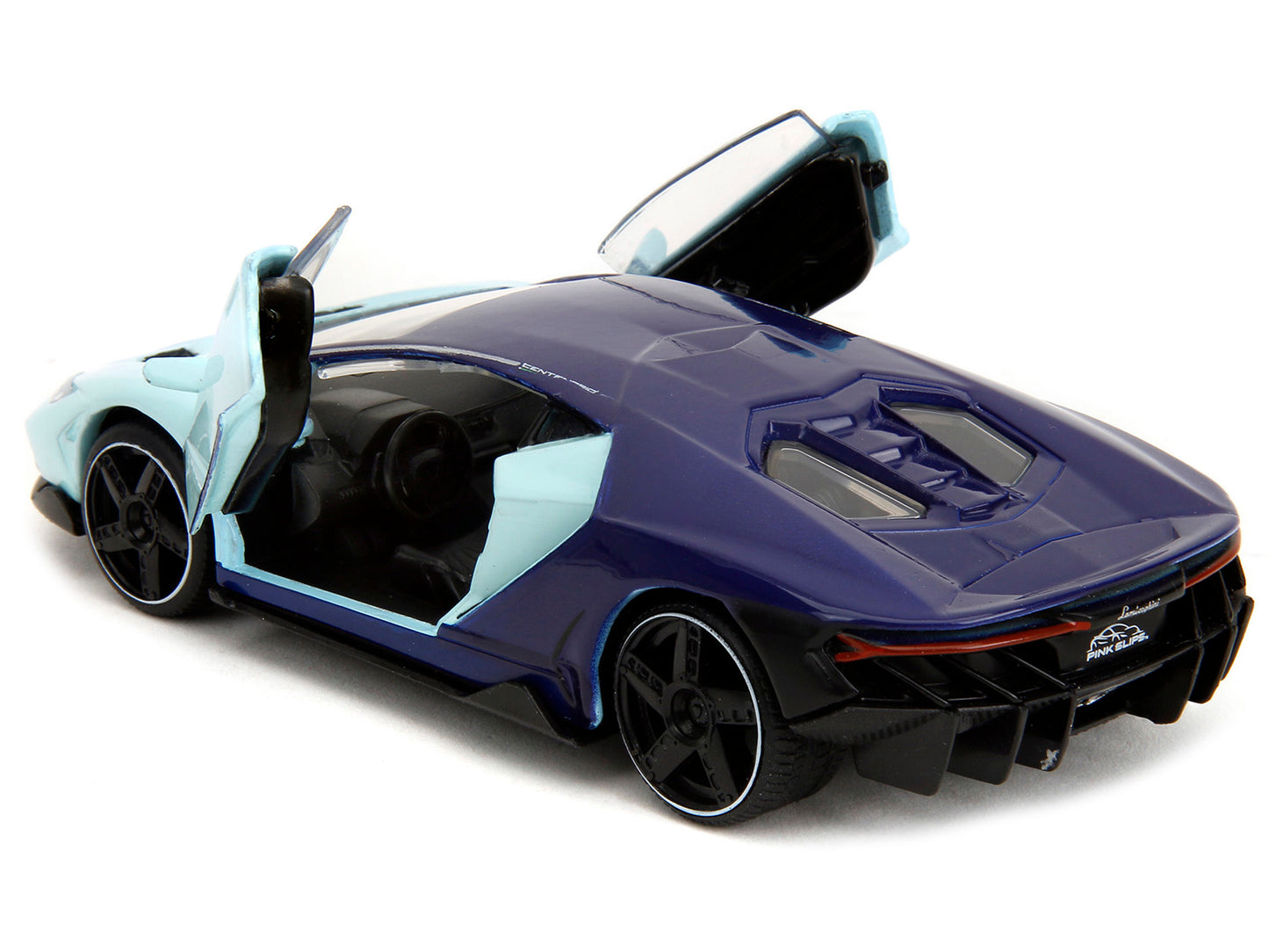 Lamborghini Centenario Light Blue and Purple "Pink Slips" Series 1/32 Diecast Model Car by Jada-DiecastModeler.com