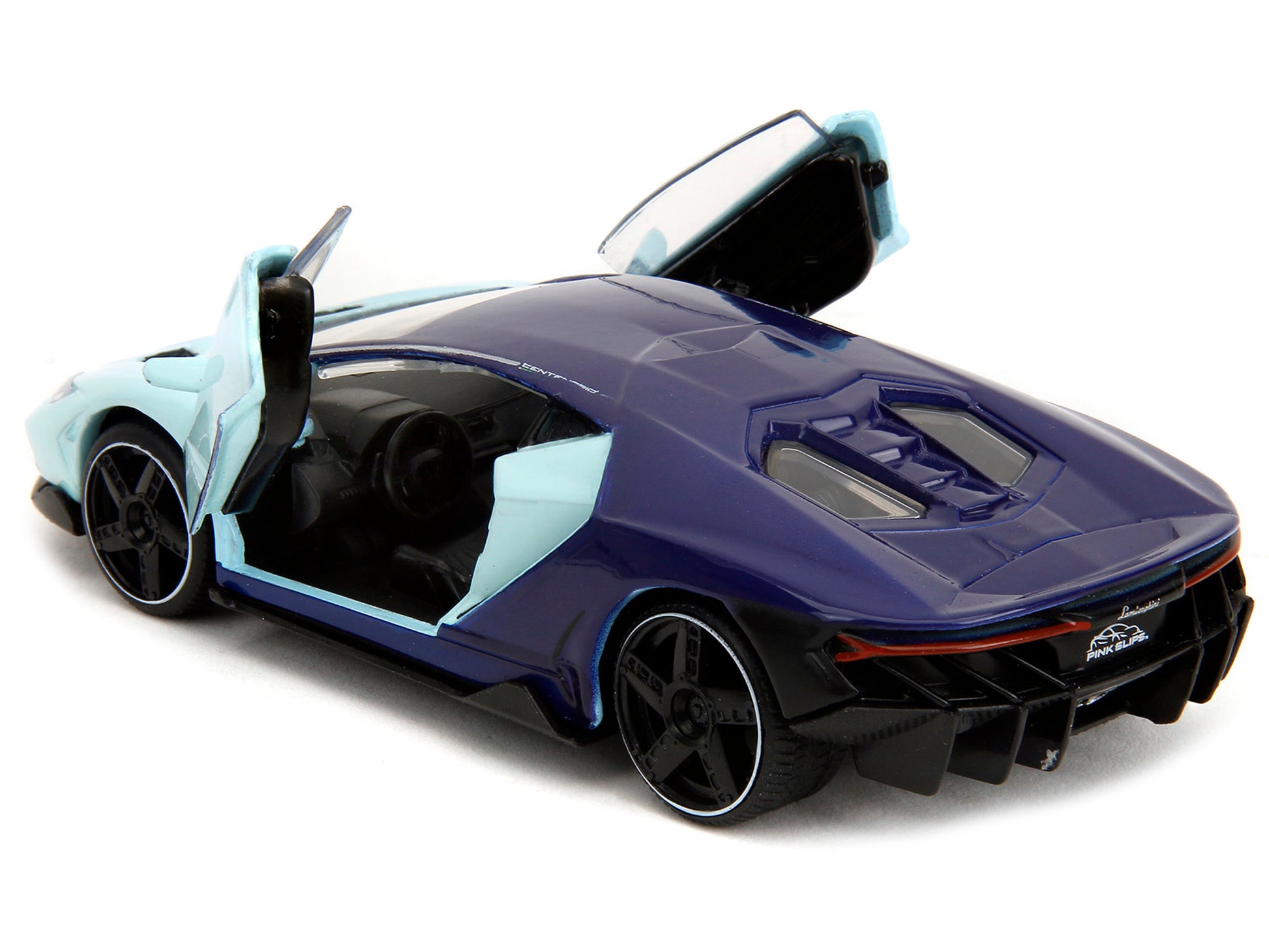 Lamborghini Centenario Light Blue and Purple "Pink Slips" Series 1/32 Diecast Model Car by Jada-DiecastModeler.com