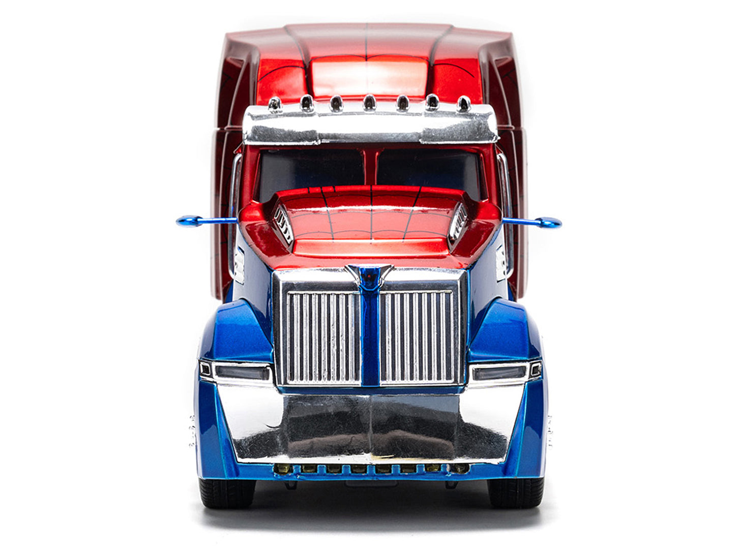 Western Star 57X Truck Tractor "Spider-Man" Blue and Red Metallic "Hollywood Rides" Series 1/24 Diecast Model by Jada-DiecastModeler.com