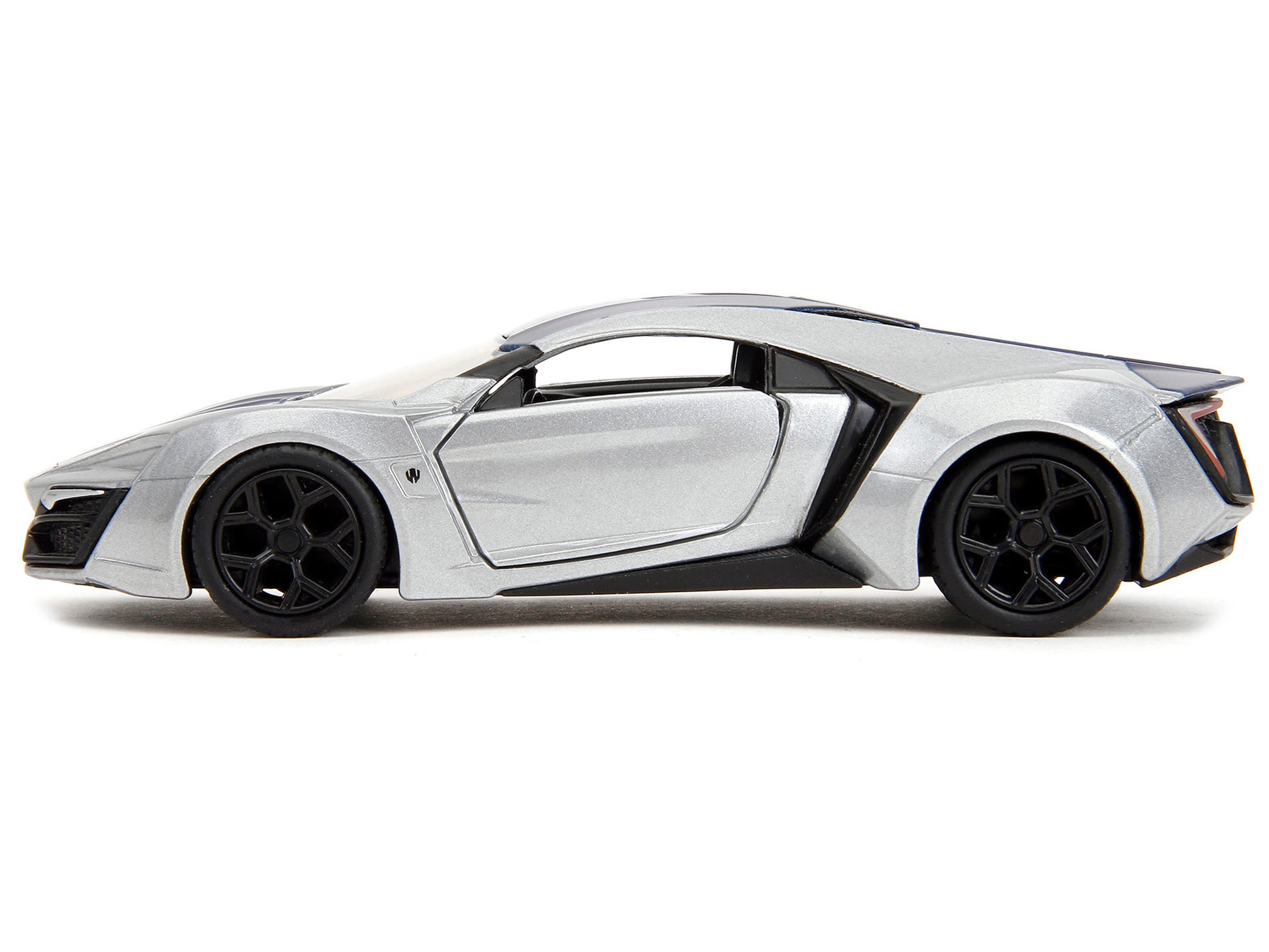 Lykan Hypersport Silver Metallic and Purple "Pink Slips" Series 1/32 Diecast Model Car by Jada-DiecastModeler.com