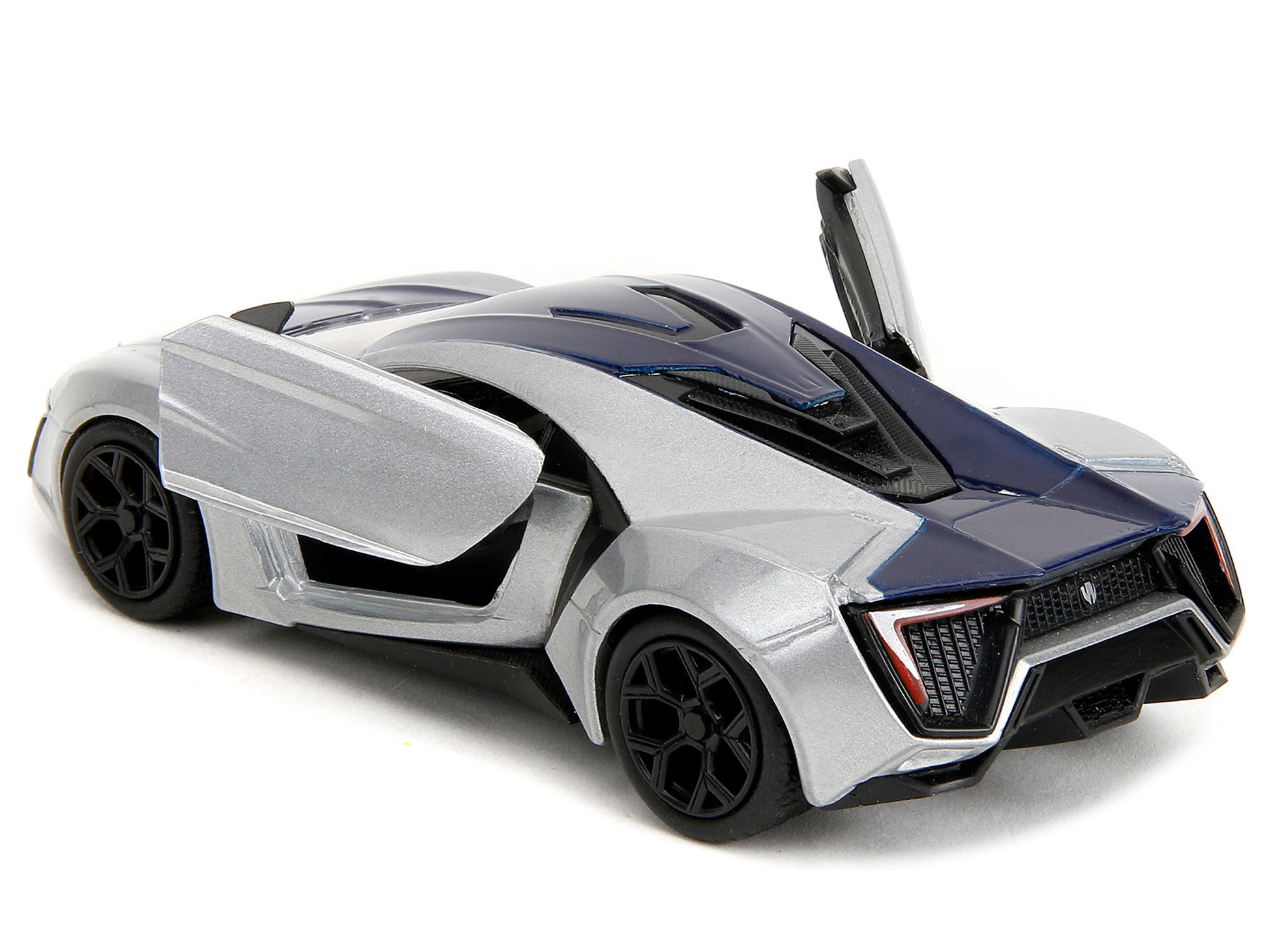 Lykan Hypersport Silver Metallic and Purple "Pink Slips" Series 1/32 Diecast Model Car by Jada-DiecastModeler.com
