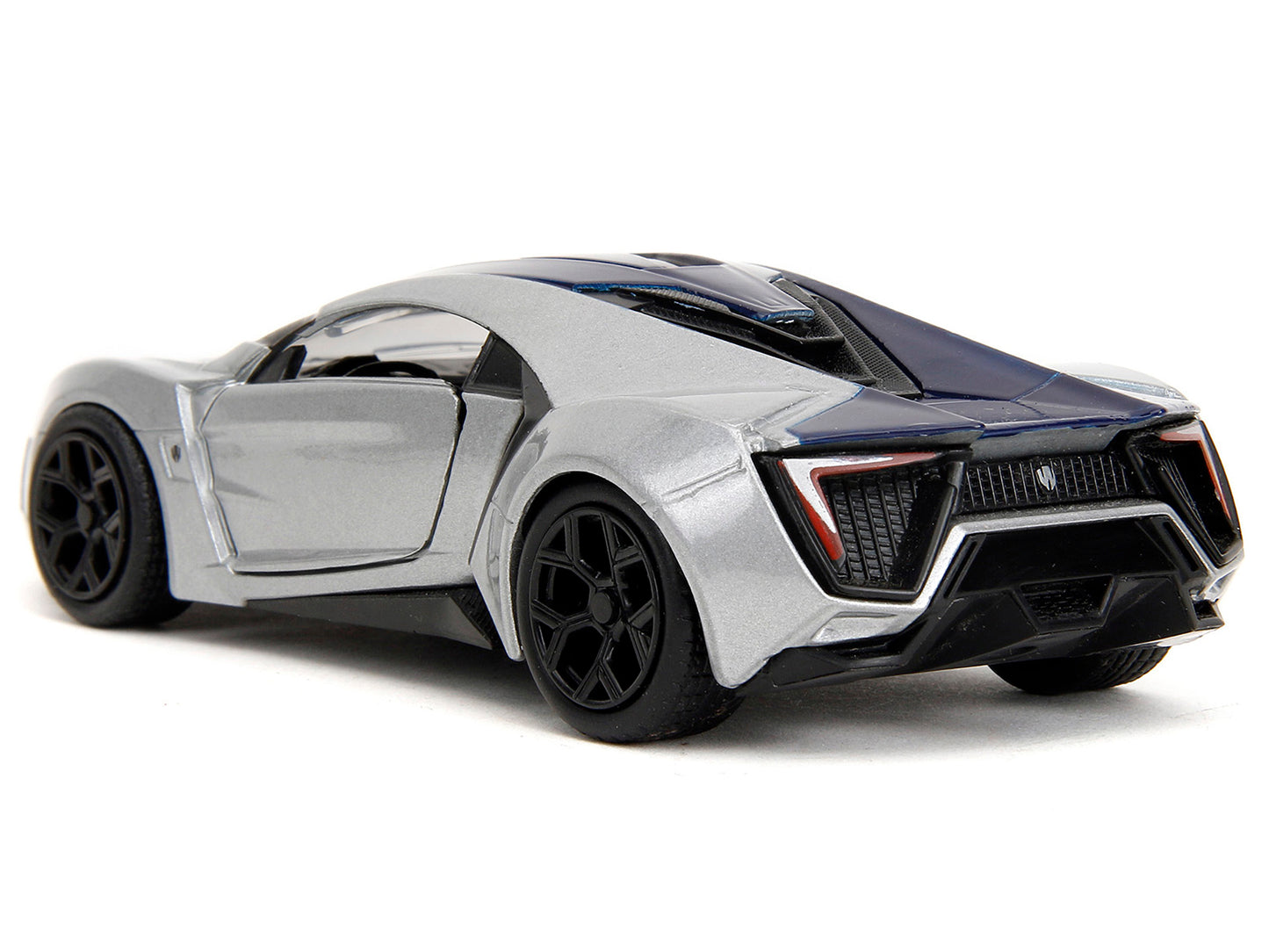 Lykan Hypersport Silver Metallic and Purple "Pink Slips" Series 1/32 Diecast Model Car by Jada-DiecastModeler.com