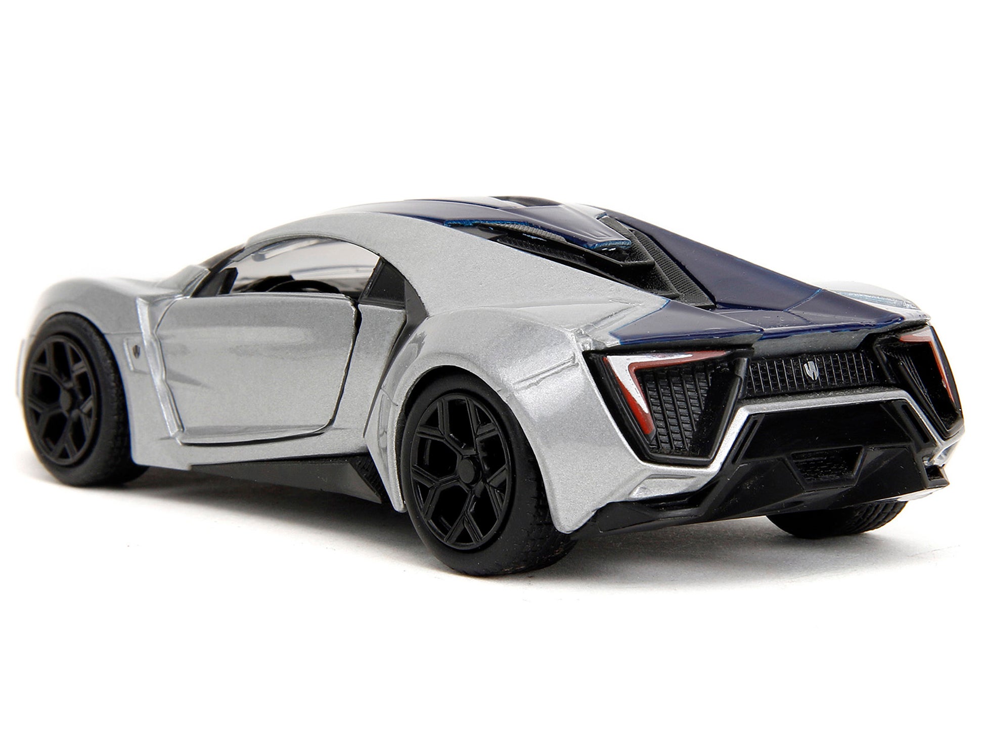 Lykan Hypersport Silver Metallic and Purple "Pink Slips" Series 1/32 Diecast Model Car by Jada-DiecastModeler.com