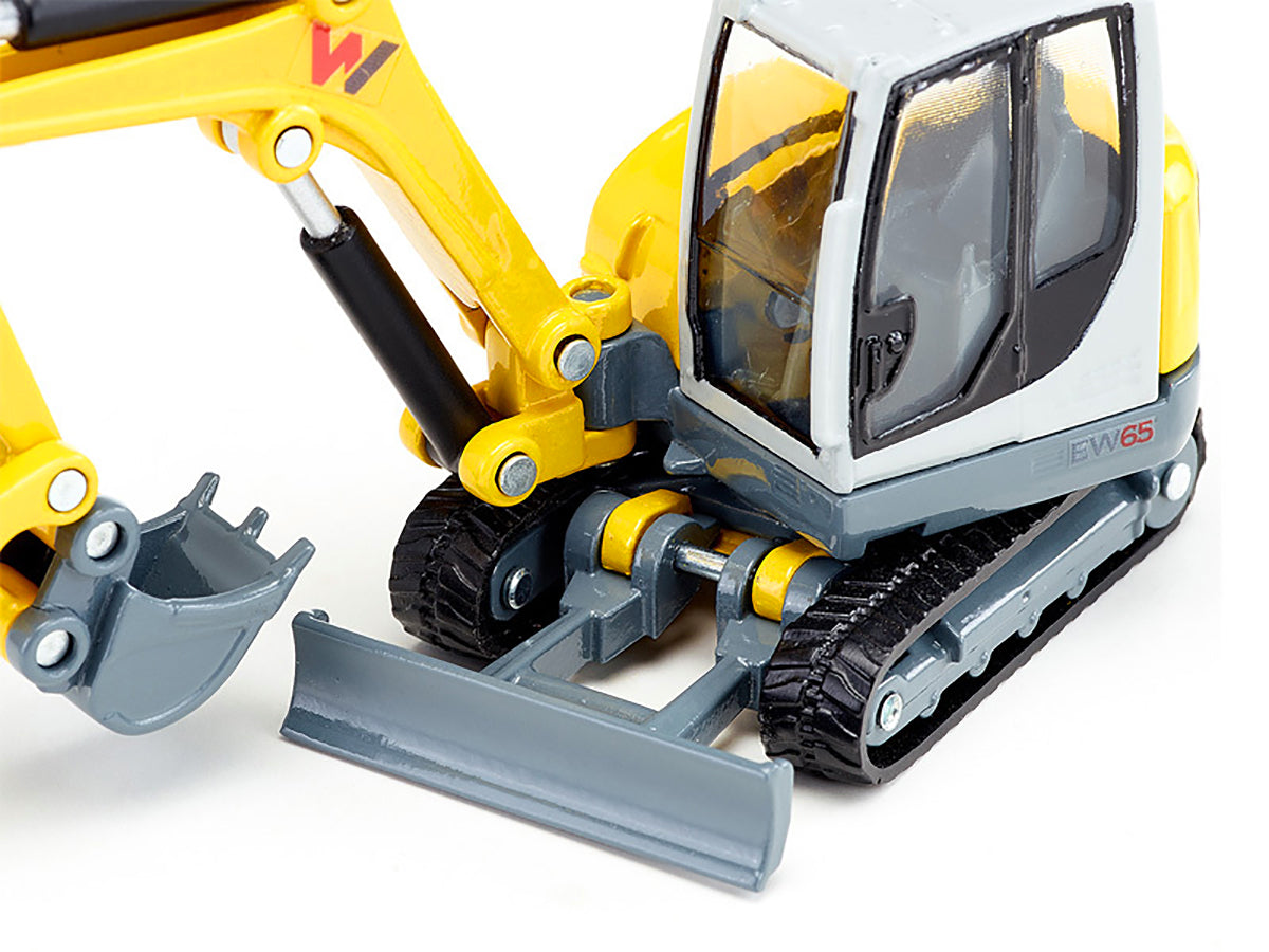 Wacker Neuson ET65 Track Excavator Yellow and Gray 1/50 Diecast Model by Siku-DiecastModeler.com